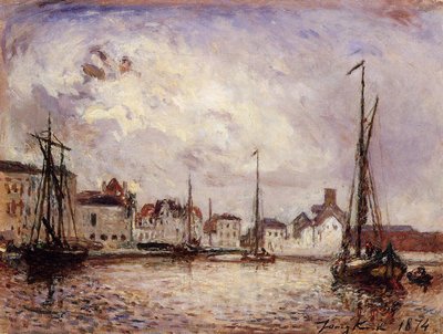 Brussels, The Warehouse District, 1874 by Johan Barthold Jongkind